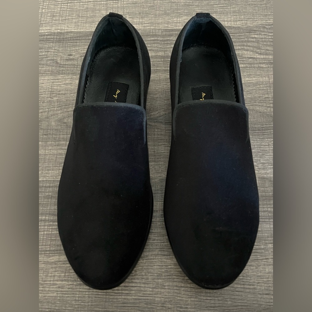 May Anthony Plain Jane Velvet Loafers Black Color Men’s- Size 9.5